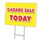 Signmission Garage Sale Today Yard Sign & Stake outdoor plastic coroplast window, C-1216-DS-Garage Sale Today C-1216-DS-Garage Sale Today - alternate 1